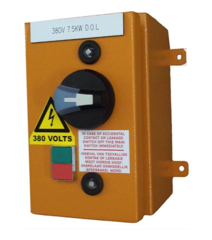 Starter panel surface mounted DOL